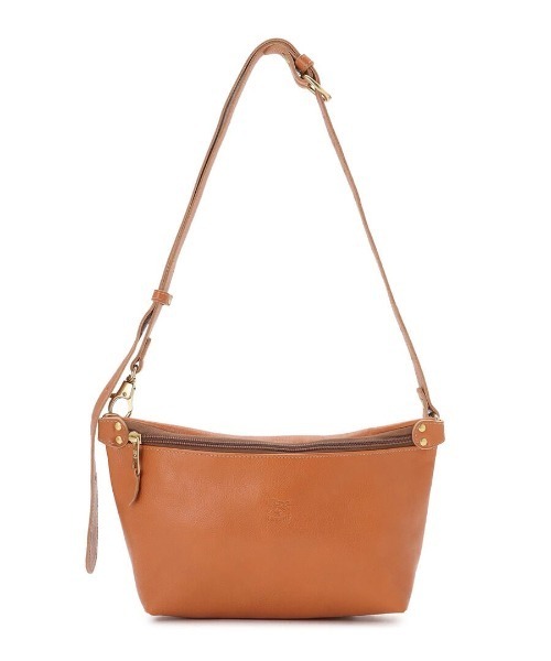 IL BISONTE（イルビゾンテ）の「IL BISONTE / ORIGINAL LEATHER / SHOULDER BAG（ショルダーバッグ・レディース・グレー/ブラック/ナチュラル/ライトブラウン/グリーン/ダークブラウン/レンガ・FREE）」の4枚目の写真