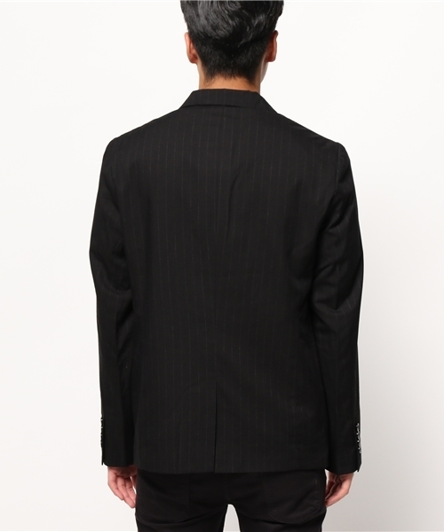 WEGO（ウィゴー）の「WEGO/ノッチド2ボタンテーラードジャケット（テーラードジャケット・メンズ・グレー/ブルー系その他/ネイビー/ブラック・MEDIUM/LARGE）」の7枚目の写真