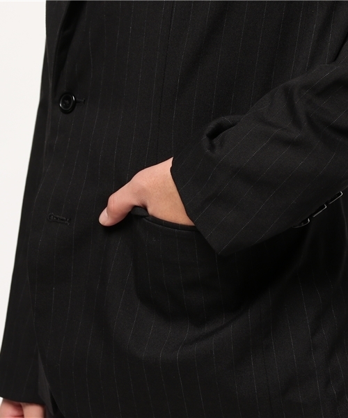 WEGO（ウィゴー）の「WEGO/ノッチド2ボタンテーラードジャケット（テーラードジャケット・メンズ・グレー/ブルー系その他/ネイビー/ブラック・MEDIUM/LARGE）」の10枚目の写真