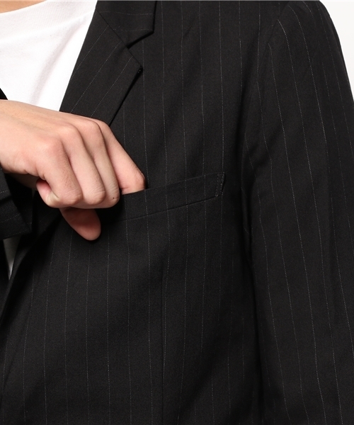 WEGO（ウィゴー）の「WEGO/ノッチド2ボタンテーラードジャケット（テーラードジャケット・メンズ・グレー/ブルー系その他/ネイビー/ブラック・MEDIUM/LARGE）」の14枚目の写真