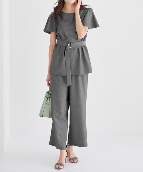 alotta(アロッタ)の「麻調袖タックブラウス(シャツ/ブラウス・レディース・ライトブルー/ベージュ/グレー・LARGE/X-LARGE/MEDIUM)」の19枚目の写真