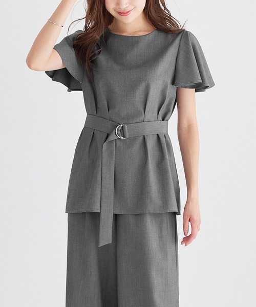 alotta(アロッタ)の「麻調袖タックブラウス(シャツ/ブラウス・レディース・ライトブルー/ベージュ/グレー・LARGE/X-LARGE/MEDIUM)」の17枚目の写真