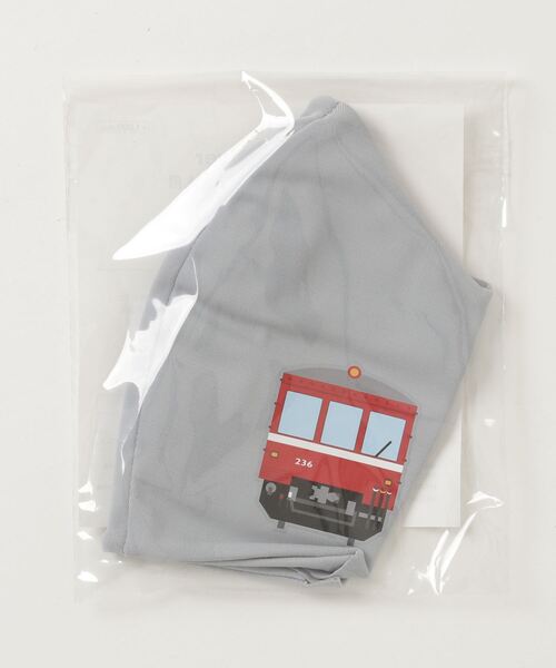PR01.(ピーアールワン)の「京急STRETCH MASK(大人MASK / 230形正面Ver)グレー(マスク・メンズ・グレー/ベージュ・FREE)」の2枚目の写真
