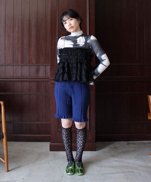 SANSeLF（サンセルフ）の「モノトーンデザインハイネックトップス【SANSeLF】sanw24a015（その他トップス・レディース・ブラック・FREE）」の9枚目の写真