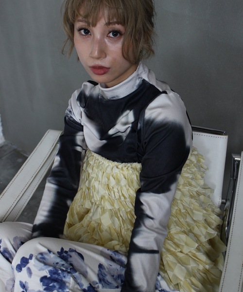 SANSeLF（サンセルフ）の「モノトーンデザインハイネックトップス【SANSeLF】sanw24a015（その他トップス・レディース・ブラック・FREE）」の15枚目の写真