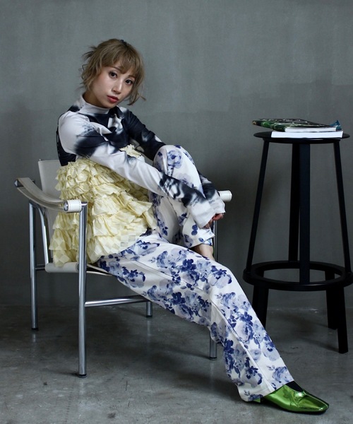 モノトーンデザインハイネックトップス【SANSeLF】sanw24a015（その他トップス）｜SANSeLF（サンセルフ）