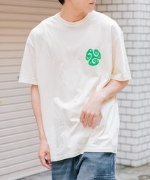 Tシャツ・カットソー CAVISH W RAWCUT APPLIQUE SS TEE 4BFT247 ホワイト（白）系 XL以上 CAVISH(カビシ) Tシャツ・カットソー