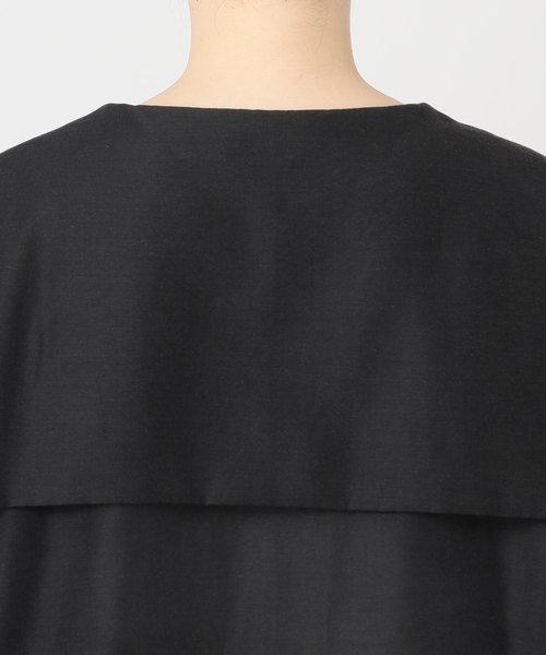 CITYSHOP（シティーショップ）の「SHEER SAILOR シャツ（シャツ/ブラウス・レディース・ホワイト/ブラック・FREE）」の18枚目の写真
