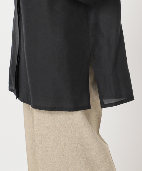 CITYSHOP（シティーショップ）の「SHEER SAILOR シャツ（シャツ/ブラウス・レディース・ホワイト/ブラック・FREE）」の22枚目の写真