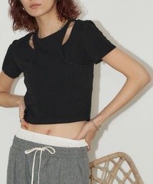 タンクレイヤードクロップドTEE