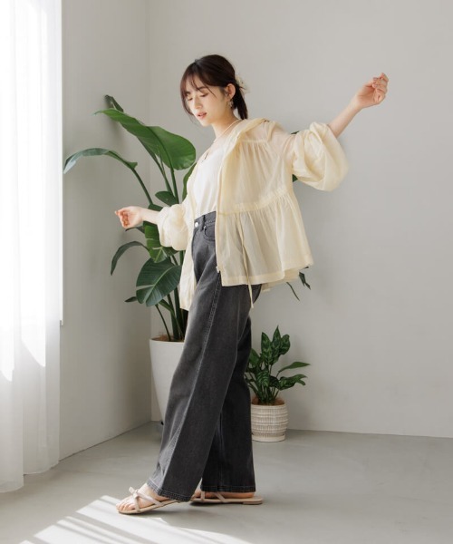 flower（フラワー）の「ゴージャスレースブラトップ（キャミソール・レディース・アイボリー/ブラック・FREE）」の11枚目の写真