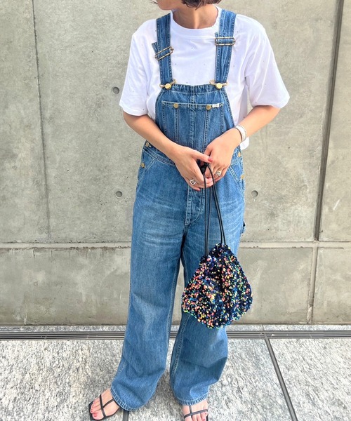 HEILIS(ヘイリス)の「ラインストーン付きクロップドTシャツ/ビジュー(Tシャツ/カットソー・レディース・ホワイト/ブラック・FREE)」の22枚目の写真