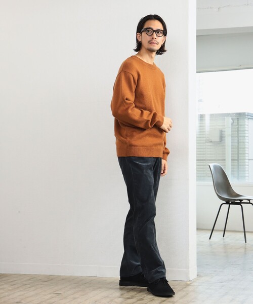 B:MING by BEAMS（ビーミングバイビームス）の「5ゲージ ソリッド クルーネック ニット（ニット/セーター・メンズ・チャコールグレー/オレンジ/ネイビー・LARGE/X-LARGE/SMALL/MEDIUM）」の11枚目の写真