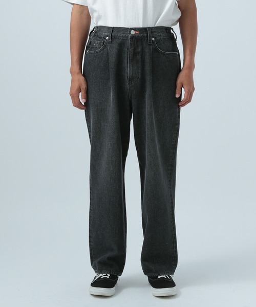 BAYFLOW（ベイフロー）の「【BFJ】12.7OZバギーデニムパンツ（デニムパンツ・メンズ・ライトブルー/ブラック・LARGE/MEDIUM/SMALL）」の5枚目の写真
