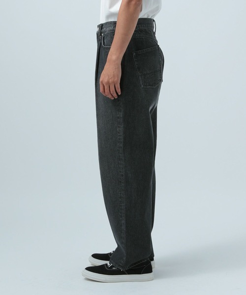 BAYFLOW（ベイフロー）の「【BFJ】12.7OZバギーデニムパンツ（デニムパンツ・メンズ・ライトブルー/ブラック・LARGE/MEDIUM/SMALL）」の6枚目の写真