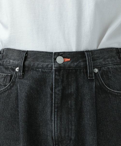 BAYFLOW（ベイフロー）の「【BFJ】12.7OZバギーデニムパンツ（デニムパンツ・メンズ・ライトブルー/ブラック・LARGE/MEDIUM/SMALL）」の8枚目の写真