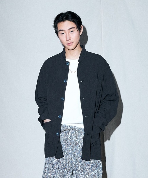 FACTOTUM（ファクトタム）の「【FACTOTUM】Poplin Cock Jacket（カバーオール・メンズ・オフホワイト/ブラック・46）」の2枚目の写真