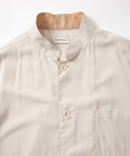 FACTOTUM（ファクトタム）の「【FACTOTUM】Poplin Cock Jacket（カバーオール・メンズ・オフホワイト/ブラック・46）」の13枚目の写真