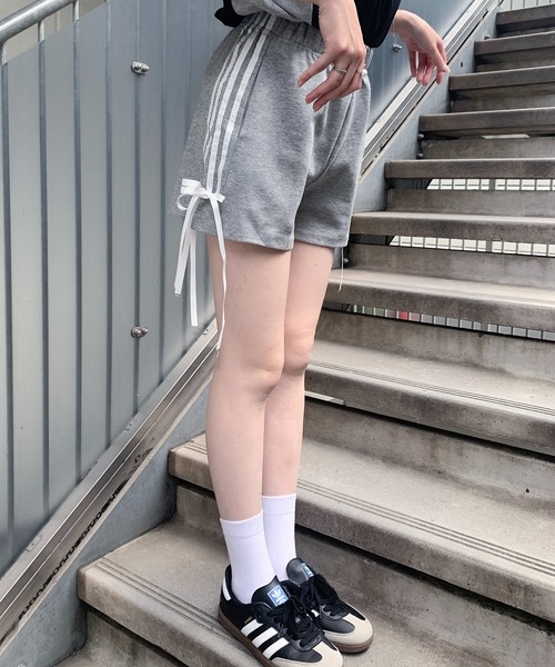 【THEAIRTOWN】ツートンライン バルーン ショートパンツ ウォッシャーバルーンショーツ (2 color) - THEAIRTOWN | 60