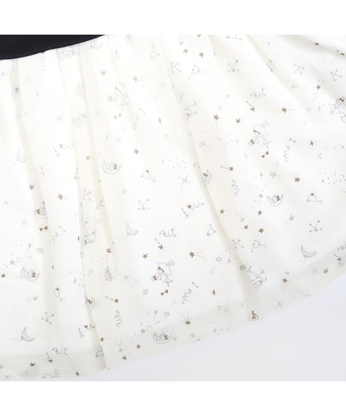 KP(ケーピー)の「星座うさぎちゃん柄シフォンワンピース(90~150)(ワンピース・キッズ・ブラック/アイボリー・90cm/100cm/110cm/120cm/130cm/140cm/150cm)」の18枚目の写真
