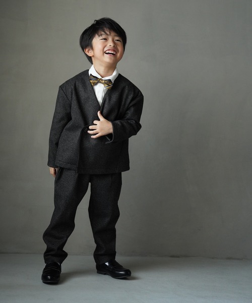 MAKE YOUR DAY（メイクユアデイ）の「セットアップできるフォーマルパンツ■80～140cm（スーツパンツ・キッズ・ブラック・80/90/100/110/120/130/140）」の2枚目の写真