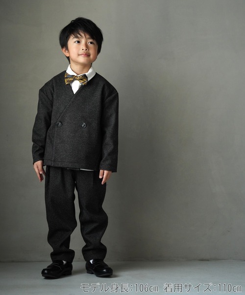 MAKE YOUR DAY（メイクユアデイ）の「セットアップできるフォーマルパンツ■80～140cm（スーツパンツ・キッズ・ブラック・80/90/100/110/120/130/140）」の3枚目の写真