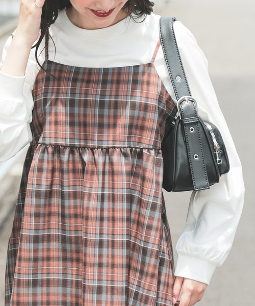 Honeys（ハニーズ）の「アウトポケットバッグ（ショルダーバッグ・レディース・シルバー/アイボリー/ブラック/グレー/レッド/ブラウン・FREE）」の12枚目の写真