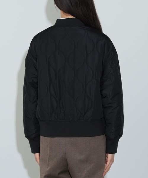 blurhms ブラームス　リバーシブルキルティングブルゾン 黒 blurhms ブラームス リバーシブルキルティングブルゾン 黒