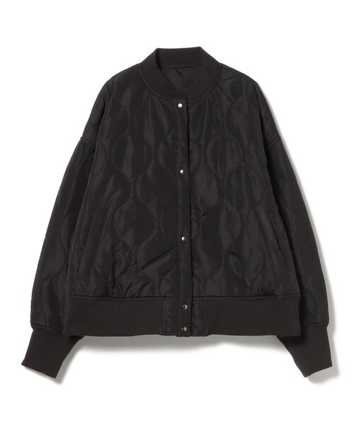 blurhms ブラームス　リバーシブルキルティングブルゾン 黒 blurhms ブラームス リバーシブルキルティングブルゾン 黒