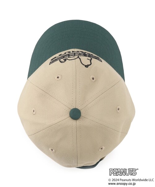 PEANUTS（ピーナッツ）の「◆【リンクコーデ】Dessin×PEANUTS キャップ（キャップ・キッズ・モスグリーン系4/ベージュ系4/ブラック系4・00）」の6枚目の写真