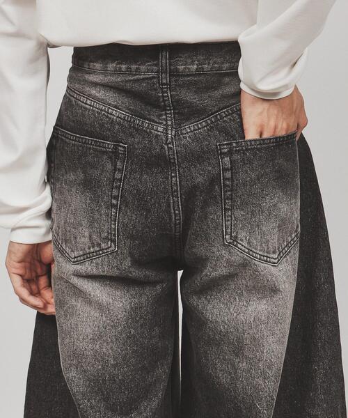 tk.TAKEO KIKUCHI(ティーケータケオキクチ)の「【Aラインシリーズ】ダボデニム(デニムパンツ・メンズ・グレー系3/ブラック系3・03/02)」の8枚目の写真