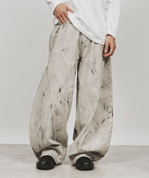 tk.TAKEO KIKUCHI(ティーケータケオキクチ)の「【Aラインシリーズ】ダボデニム(デニムパンツ・メンズ・グレー系3/ブラック系3・03/02)」の10枚目の写真