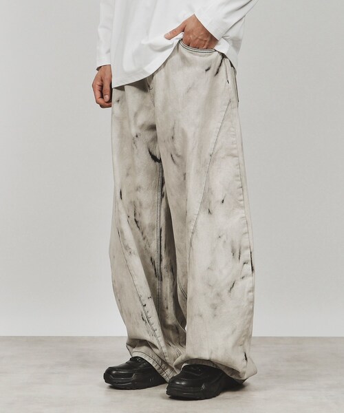 tk.TAKEO KIKUCHI(ティーケータケオキクチ)の「【Aラインシリーズ】ダボデニム(デニムパンツ・メンズ・グレー系3/ブラック系3・03/02)」の11枚目の写真