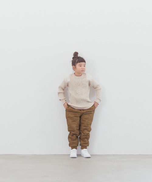 LOWRYS FARM（ローリーズファーム）の「ミリタリーニットプルオーバーロングスリーブ　145397（ニット/セーター・キッズ・アイボリー/ブラック/カーキ・110cm/120cm/130cm/140cm/150cm）」の18枚目の写真