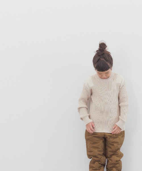 LOWRYS FARM（ローリーズファーム）の「ミリタリーニットプルオーバーロングスリーブ　145397（ニット/セーター・キッズ・アイボリー/ブラック/カーキ・110cm/120cm/130cm/140cm/150cm）」の21枚目の写真