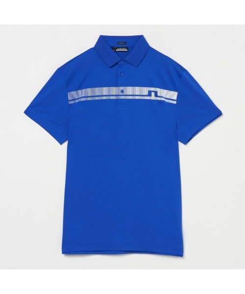 J.LINDEBERG（ジェイリンドバーグ）の「【J.LINDEBERG/GOLF】ブリッジロゴプリント半袖ポロ（ポロシャツ・メンズ・ブラック/カーキ/オレンジ/ホワイト/グレー/ブルー/ネイビー/レッド・46）」の18枚目の写真