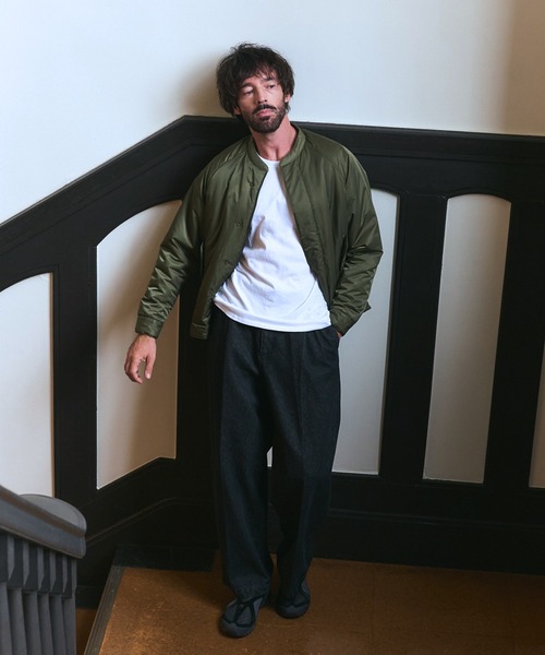 NewAnce(ニュアンス)の「【NewAnce】中綿ブルゾン(ブルゾン・メンズ・ブラック/カーキ・M/L)」の5枚目の写真
