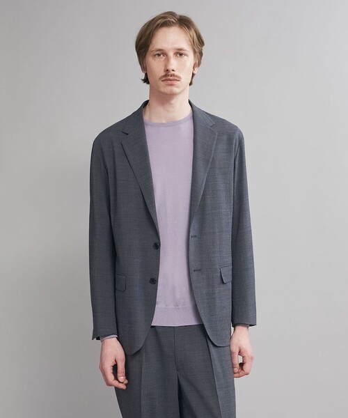 SOVEREIGN(ソブリン)の「<SOVEREIGN> ハウンドトゥース シングル2ボタンジャケット RELAX MODEL(スーツジャケット・メンズ・ネイビー・XL)」の1枚目の写真