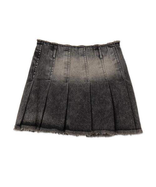 WEGO（ウィゴー）の「WEGO/ヴィンテージウォッシュプリーツスカパン（デニムスカート・レディース・ブラック系その他/コバルトブルー・FREE）」の16枚目の写真