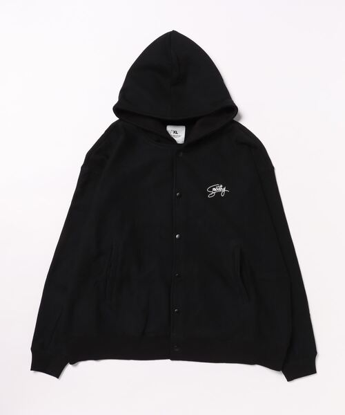 Smoothy（スムージー）の「Smoothy Snap parka / スムージー スナップパーカー（パーカー・キッズ・ブラック/ヘザーグレー・MEDIUM/LARGE/X-LARGE/SMALL）」の7枚目の写真