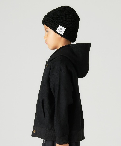 Smoothy（スムージー）の「Smoothy Snap parka / スムージー スナップパーカー（パーカー・キッズ・ブラック/ヘザーグレー・MEDIUM/LARGE/X-LARGE/SMALL）」の5枚目の写真