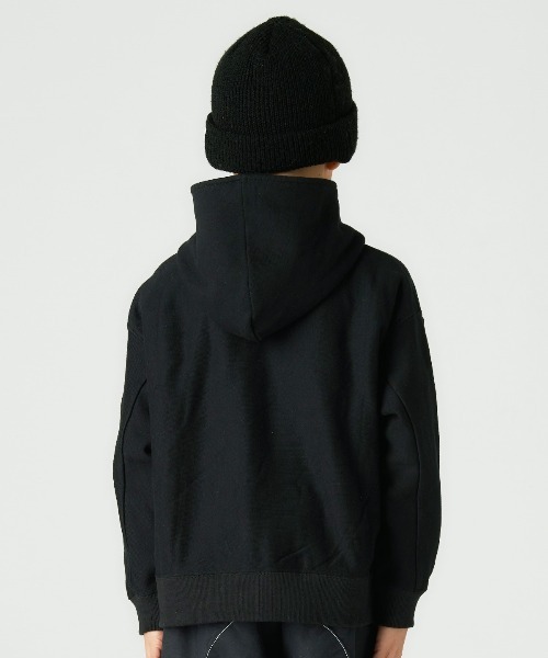 Smoothy（スムージー）の「Smoothy Snap parka / スムージー スナップパーカー（パーカー・キッズ・ブラック/ヘザーグレー・MEDIUM/LARGE/X-LARGE/SMALL）」の6枚目の写真