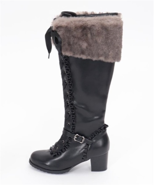 axes femme（アクシーズファム）の「レースアップロングブーツ（ブーツ