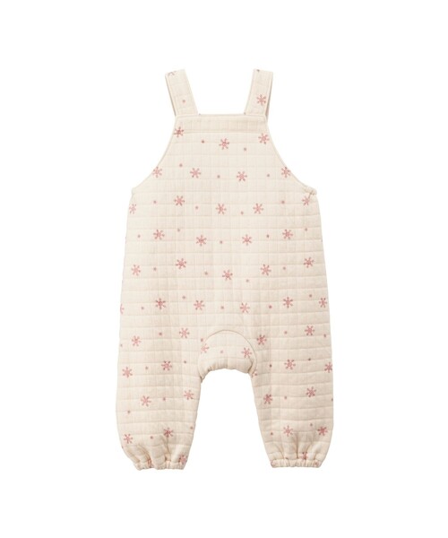 HOT BISCUITS（ホットビスケッツ）の「キルト素材 オーバーオール＆Tシャツギフトセット【BOX付き】（ベビーギフト・キッズ・グレー/アイボリー・70cm/80ｃｍ）」の8枚目の写真