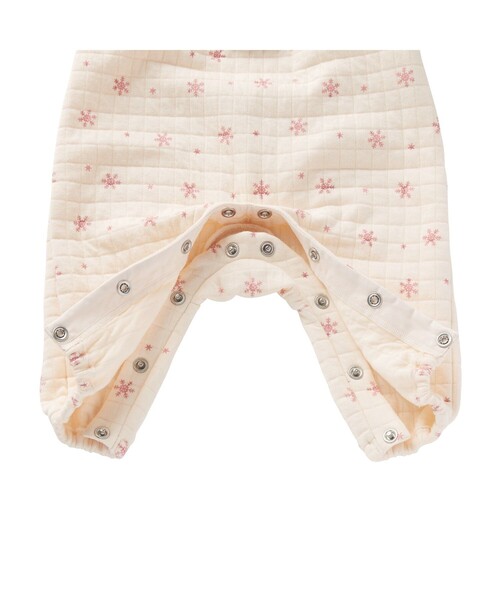 HOT BISCUITS（ホットビスケッツ）の「キルト素材 オーバーオール＆Tシャツギフトセット【BOX付き】（ベビーギフト・キッズ・グレー/アイボリー・70cm/80ｃｍ）」の10枚目の写真