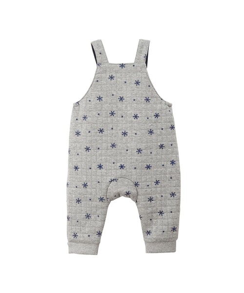 HOT BISCUITS（ホットビスケッツ）の「キルト素材 オーバーオール＆Tシャツギフトセット【BOX付き】（ベビーギフト・キッズ・グレー/アイボリー・70cm/80ｃｍ）」の14枚目の写真