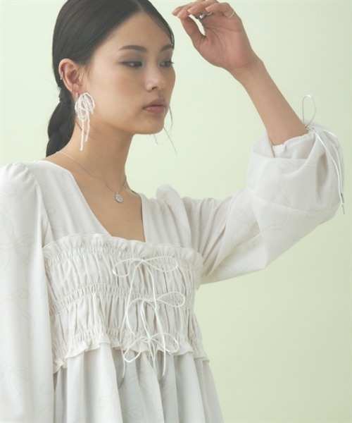 リボンデザインブラウス（シャツ/ブラウス）｜TTOL（トール）