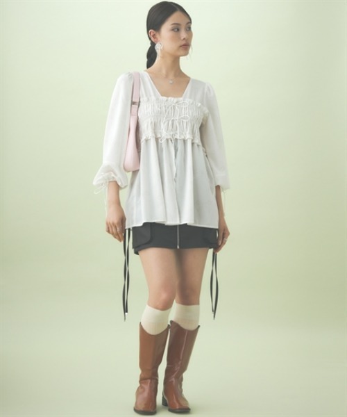 リボンデザインブラウス（シャツ/ブラウス）｜TTOL（トール）