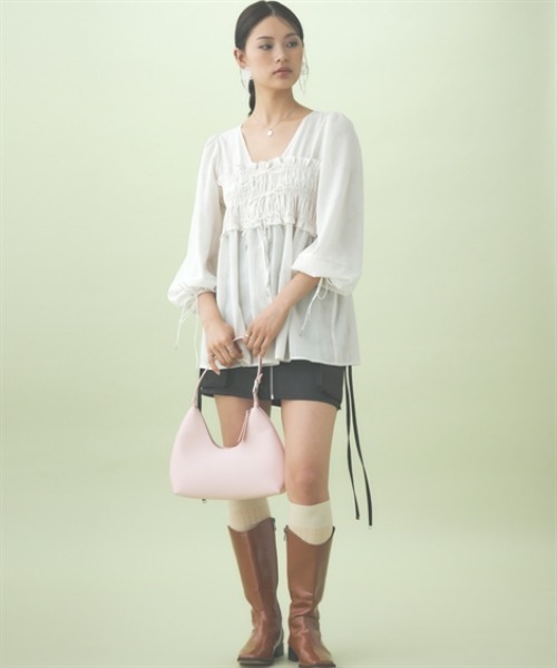 リボンデザインブラウス（シャツ/ブラウス）｜TTOL（トール）