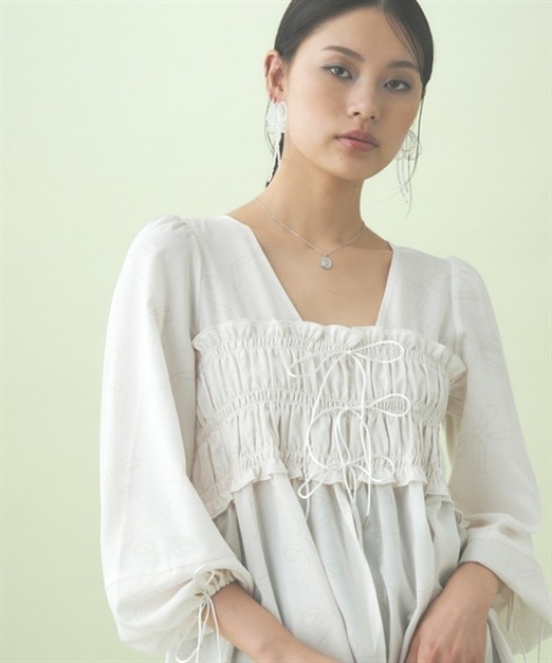 リボンデザインブラウス（シャツ/ブラウス）｜TTOL（トール）